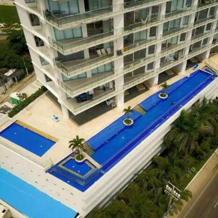 Luxury Beachfronts En En Bocagrande Y Marbella Apartamento